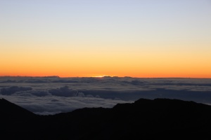 Haleakala国家公园观日出 